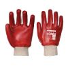 Picture of Pvc Knitwrist Glove Red Size 11/XXL
