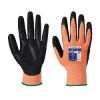 Picture of Nitrile Foam Glove Cut B13 Amber/Black Size 9/L