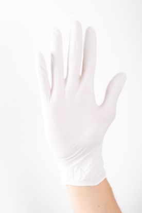 Picture of Nitrile Examination Gloves Powder Free White Extra Large (200) 