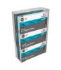 Picture of Triple Glove Box Holder 266x99x392mm Transparent Plastic