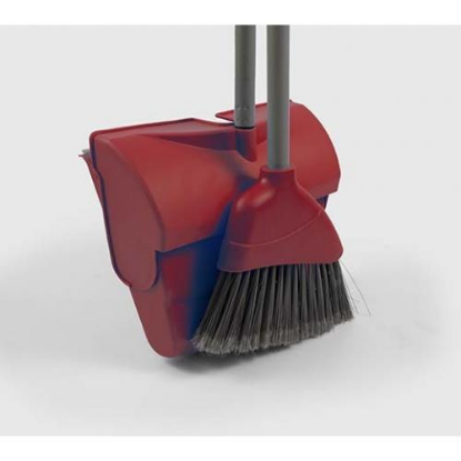 Picture of Lobby Dustpan And Brush Set Red