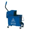 Picture of Microspeedy Flat Mop Bucket And Wringer Blue 20l