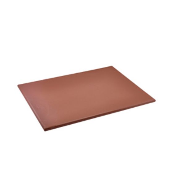 Picture of Genware Brown High Density Chopping Board 18 X 24 X 0.75""