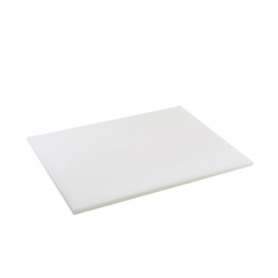 Picture of Genware White High Density Chopping Board 18 X 24 X 0.75""