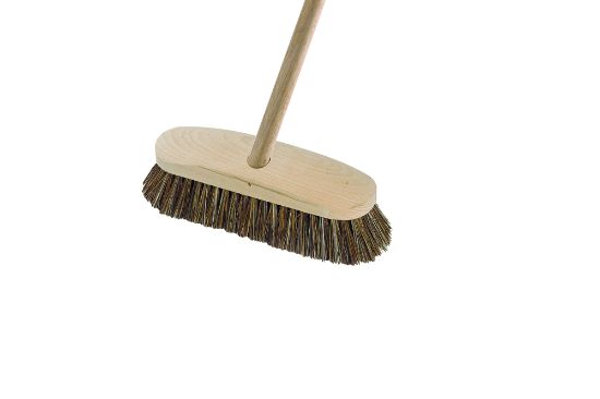 Picture of Complete Unit 9 1/4 " Deck Scrub Polypropylene Fitted With Handle
