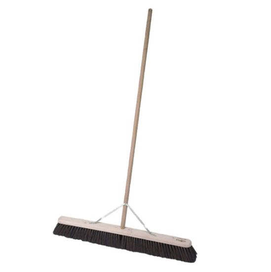 Picture of Broom Head & Wooden Handle 24" Bassine Complete