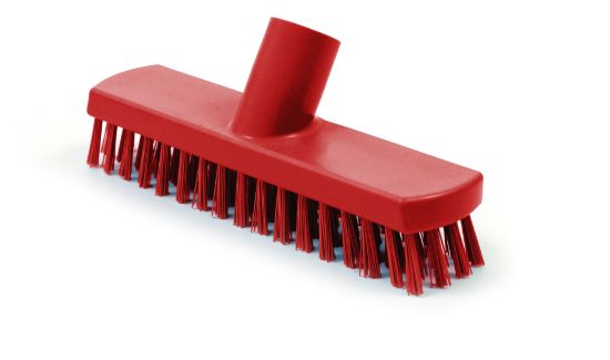 Picture of Stiff Deck Scrub - Red 215mm