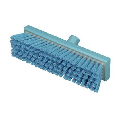 Picture of Hygiene Flat Sweeping Broom Stiff 300mm Blue 