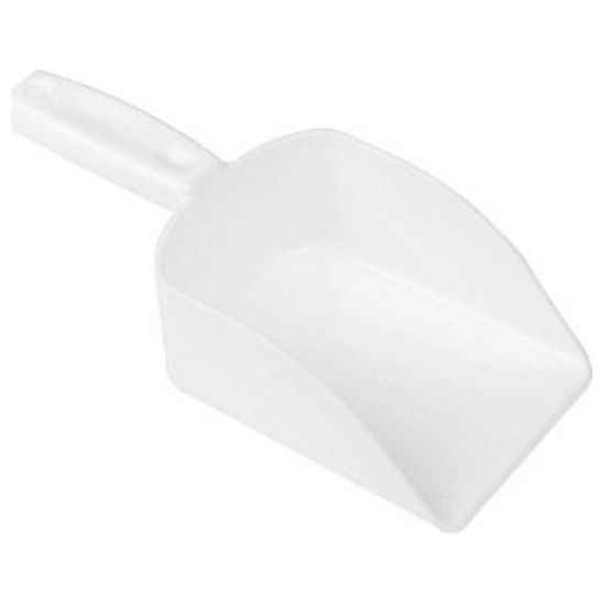 Picture of Jangro Plastic Hand Scoop 24cm White