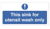 Picture of Sink For Utensil Wash Only 100 X 200mm