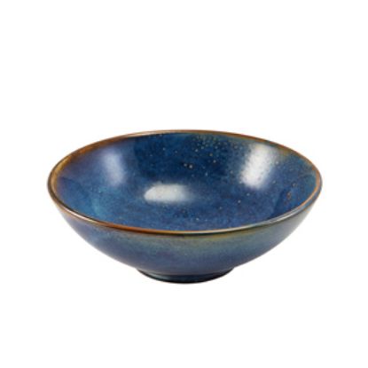 Picture of Terra Porcelain Aqua Blue Noodle Bowl 20.2cm (6)