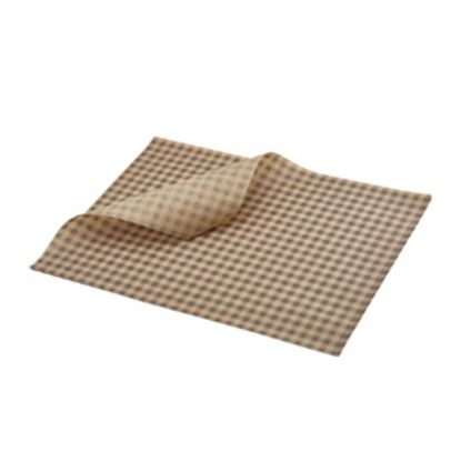 Picture of Genware Greaseproof Paper Brown Gingham Print 25 X 20cm (1000)