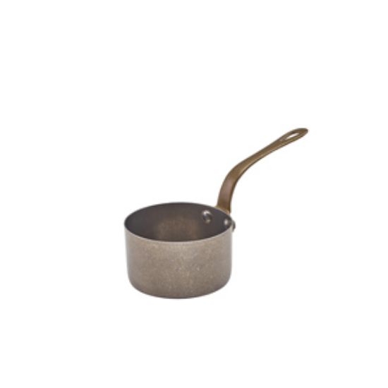 Picture of Genware Vintage Steel Mini Sauce Pan 7.8 X 4.5cm (6)