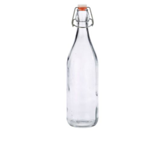 Picture of Genware Glass Swing Bottle 1l / 35oz (6)
