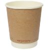 Picture of Kraft Double Wall Cup 8oz 79 Series (Pack Of 25)
