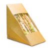 Picture of Vegware Deep Fill 75mm Kraft Sandwich Wedge (Case Of 500)