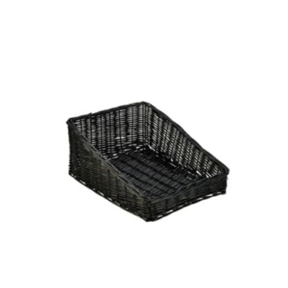 Picture of Wicker Display Basket Black 46x36x20cm