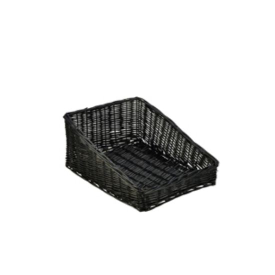 Picture of Wicker Display Basket Black 46x36x20cm