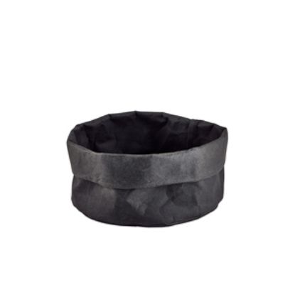 Picture of Black Washable Paper Bag 20diax14cm(H)