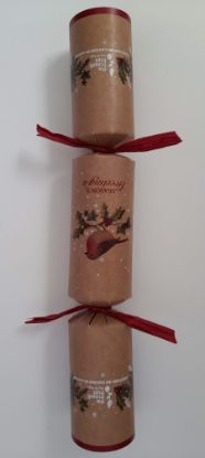 Picture of 2024 Trussell Trust Kraft Robin 12" Christmas Cracker Recycled (50)