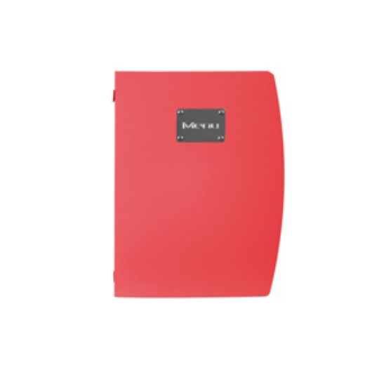 Picture of Rio Menu Holder A4 4 Page Red Facing *p