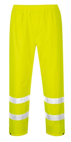 Picture of Waterproof Contractor Trousers Yellow Medium 