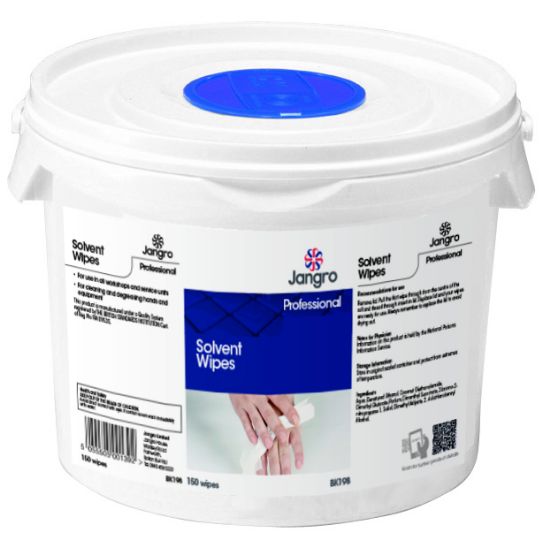 Picture of Jangro Solvent Wipes Bucket 28x28cm (150) *s