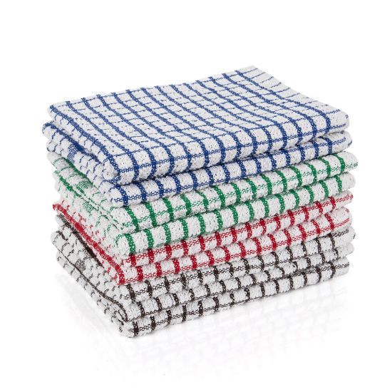 Picture of Terry Tea Towel Assorted Colours 18x28" (Pack of 10)