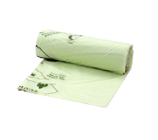 Picture of Compostable Food Waste Liner 25l Green (Roll Of 26)