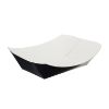 Picture of Black Folded Board Chip Tray 42x62x100mm (Pack Of 125)