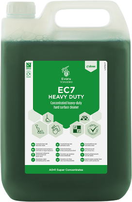 Picture of Evans Ec7 Heavy Duty Hard Surface Cleaner 5ltr  (Case of 2)