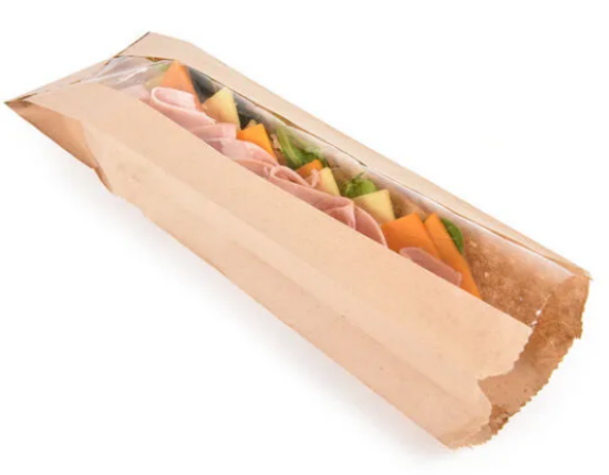 Picture of Kraft Baguette Film-Front Bag 4x6x14" (1000)