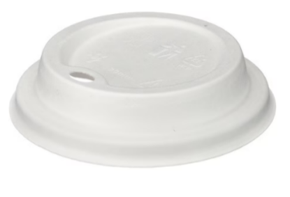 Picture of Bagasse Drink Thru Lid For 12oz /16oz Cup (Pack of 50)
