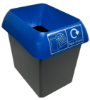 Picture of 30ltr Recycling Bin Complete With Lid For Paper