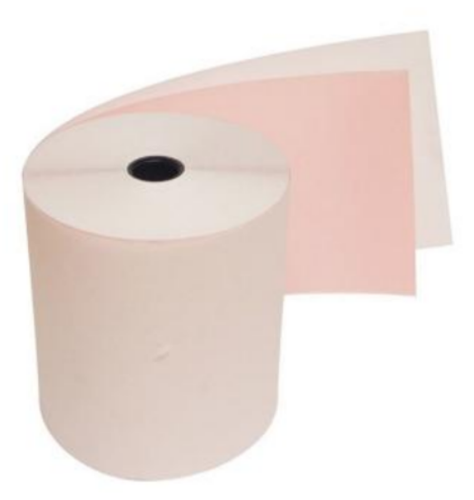 Picture of Till Rolls 2ply 76x76x12.7mm White/Pink NCR Non Thermal  (Pack of 20)
