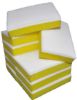 Picture of Yellow/White Non Abrasive Foam Scourer (Pack of 10)