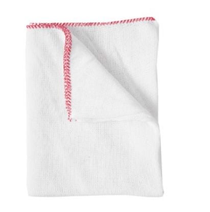 Picture of SmartChoice Dishcloth with Red Edge 12 x 14"  (Pack of 10)