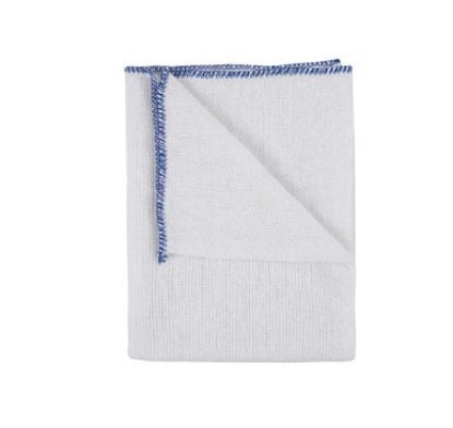 Picture of SmartChoice Dishcloth with Blue Edge 12 x 14"  (Pack of 10)