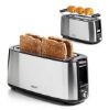 Picture of 4 Slice Long Stainless Steel Toaster With Warming Rack