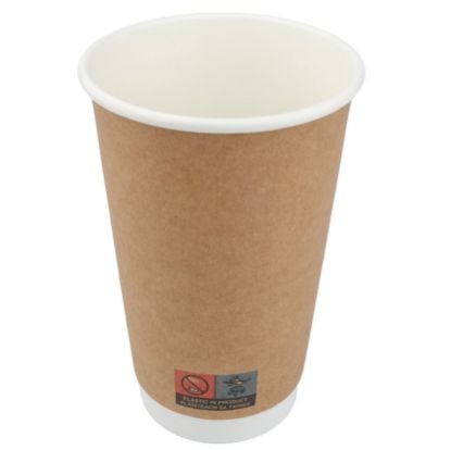 Picture of SmartChoice Double Wall Kraft 16oz Hot Cup  (Pack of 25)