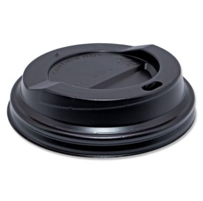 Picture of SmartChoice Black Sip Through Lid for SmartChoice 12-16oz Cups  (Pack of 100)