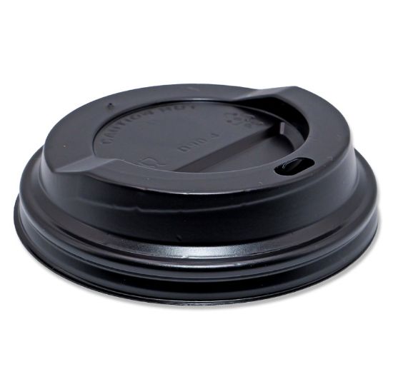Picture of SmartChoice Black Sip Through Lid for SmartChoice 12-16oz Cups  (Pack of 100)