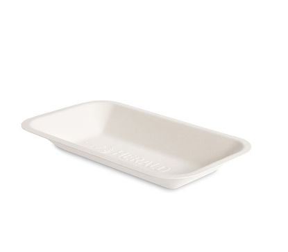 Picture of SmartChoice Bagasse Shallow Chip Tray 7" x 4" 179 x100 x 22mm  (Pack of 125)